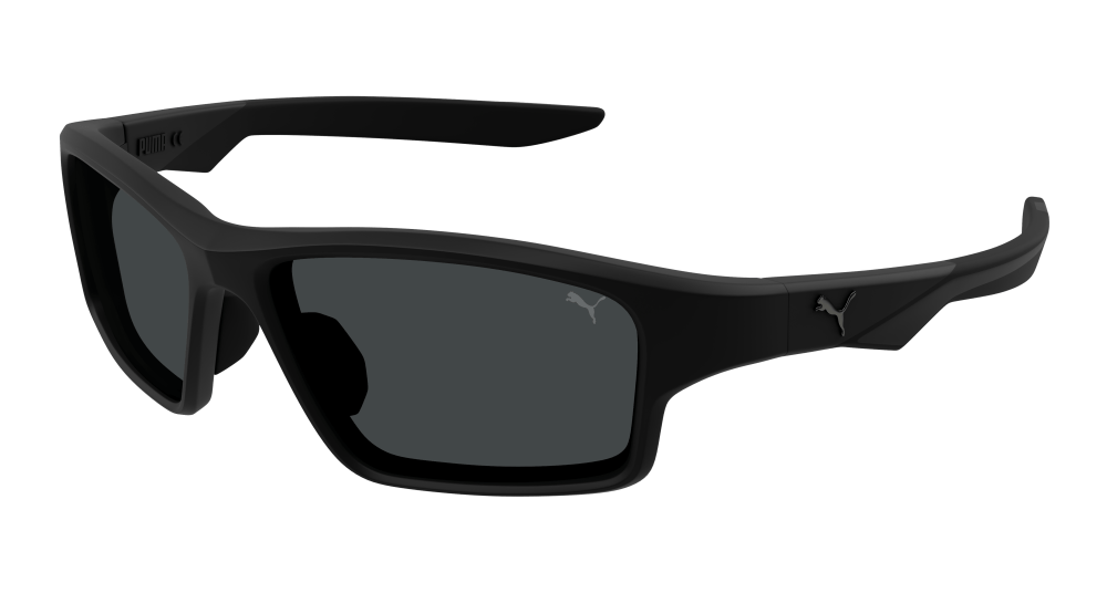 Puma PU0437S-001 GEOMETRICAL/DIRECTIONAL Sunglasses - Black
