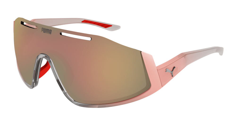 Multi-brand PU0358S-004 MASK Sunglasses - Crystal