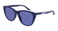 Puma PU0319S-002 Womens Cat Eye SUNGLASSES - Blue