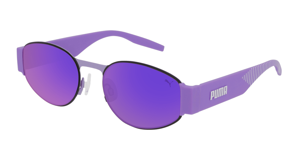 Multi-brand PU0284S-003 Womens ROUND/OVAL/PANTHOS Sunglasses - Violet