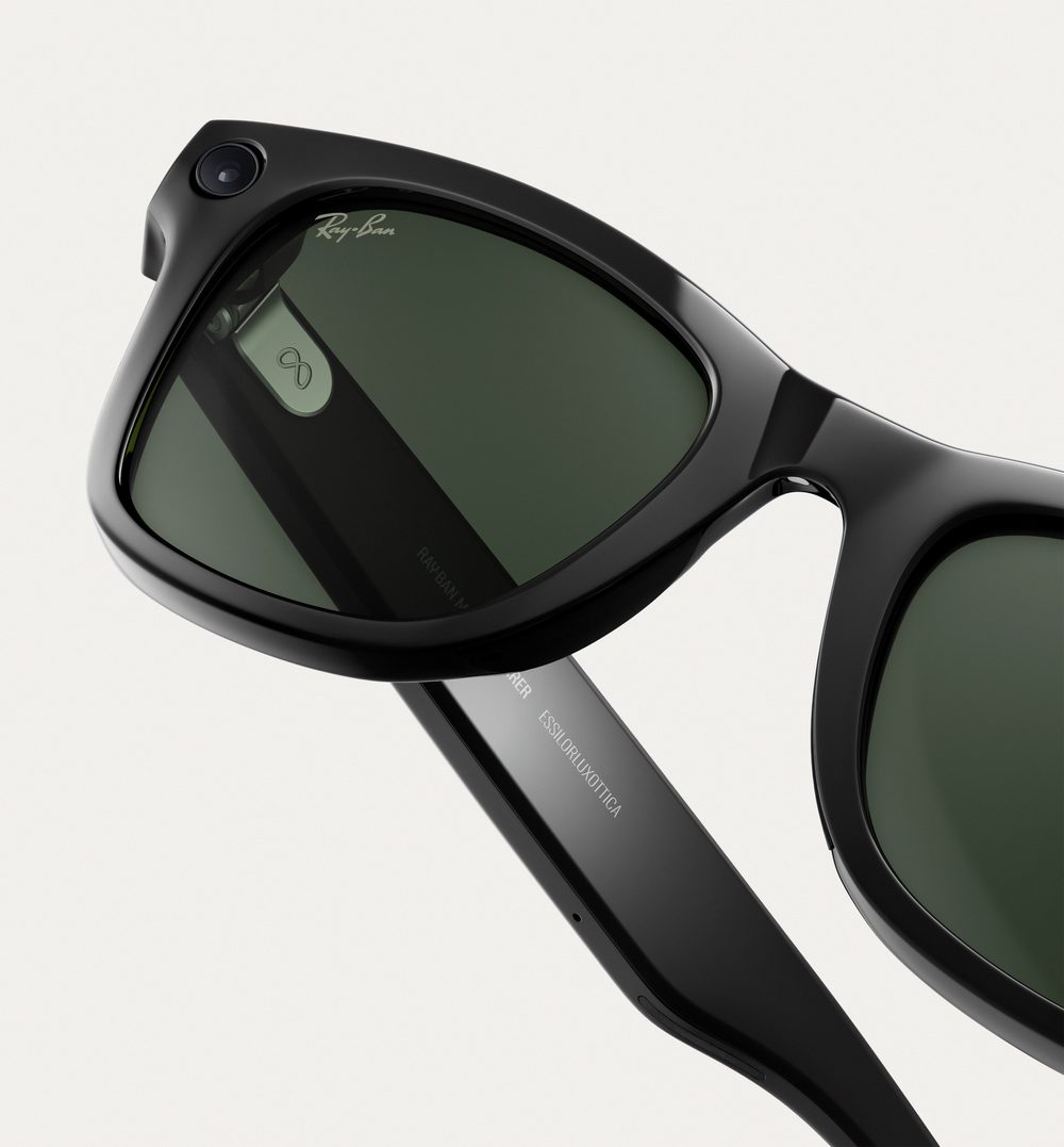 Ray-Ban Meta glasses close-up