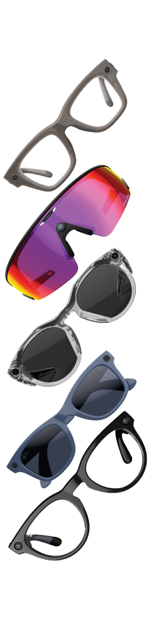 AI glasses range