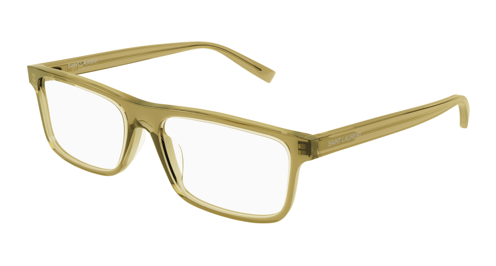 Multi-brand SL 483-008 Mens RECTANGULAR / SQUARED Optical Frame - Yellow