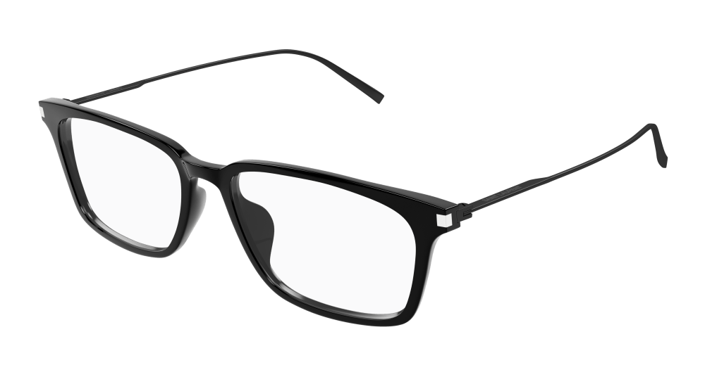 Multi-brand SL 625-001 Mens RECTANGULAR / SQUARED Optical Frame - Black