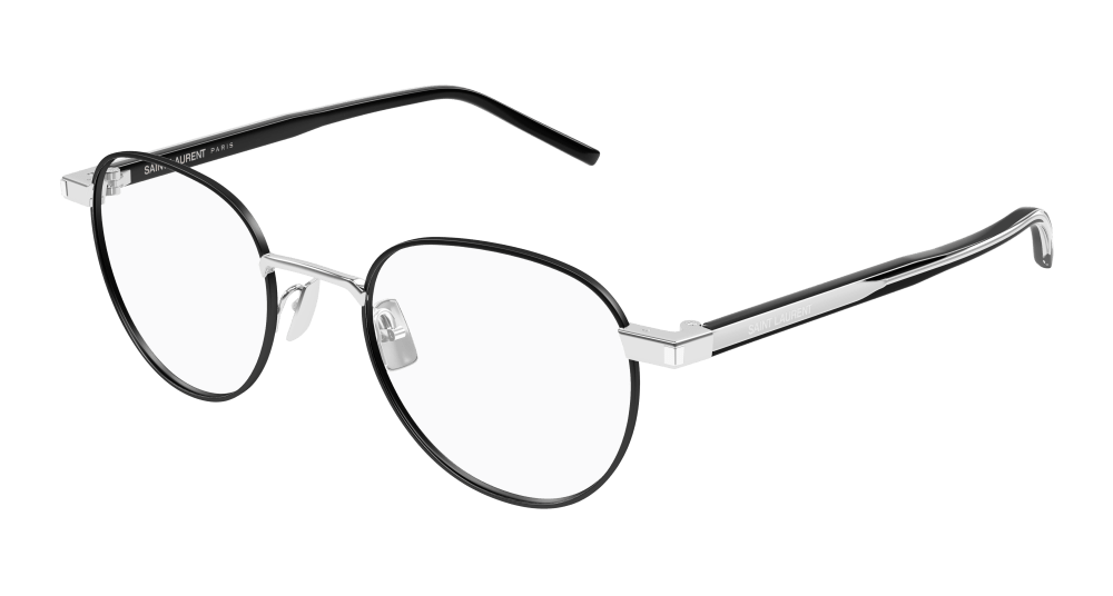 Saint Laurent SL 781-003 Unisex Optical Frame - Silver