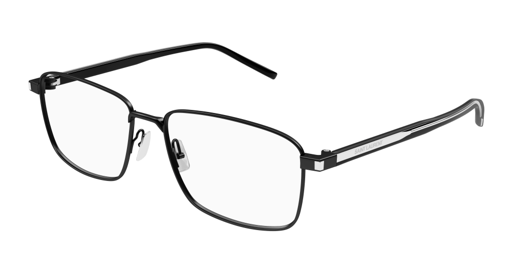 Saint Laurent SL 666-003 RECTANGULAR / SQUARED Optical Frame - Black