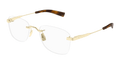 Saint Laurent SL 744-002 ROUND/OVAL/PANTHOS Optical Frame - Gold