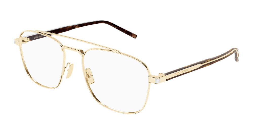 Saint Laurent SL 665 OPT-003 Unisex PILOT/NAVIGATOR Optical Frame - Gold