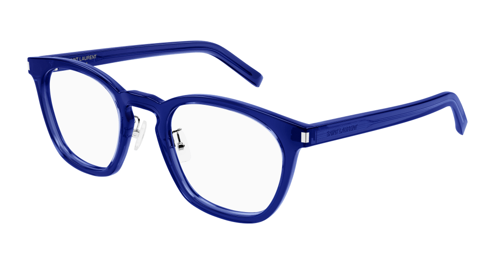 Saint Laurent SL 28/J-003 RECTANGULAR / SQUARED Optical Frame - Blue