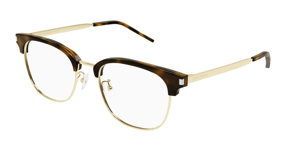 Saint Laurent SL 649/F-002 RECTANGULAR / SQUARED Optical Frame - Havana