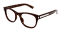 Saint Laurent SL 663-002 RECTANGULAR / SQUARED Optical Frame - Havana