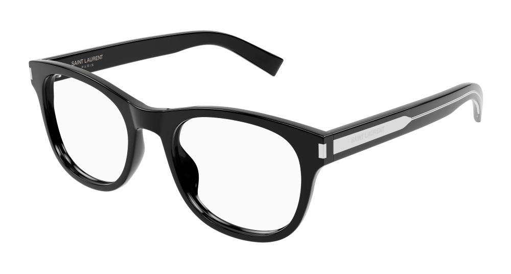 Saint Laurent SL 663-004 RECTANGULAR / SQUARED Optical Frame - Black
