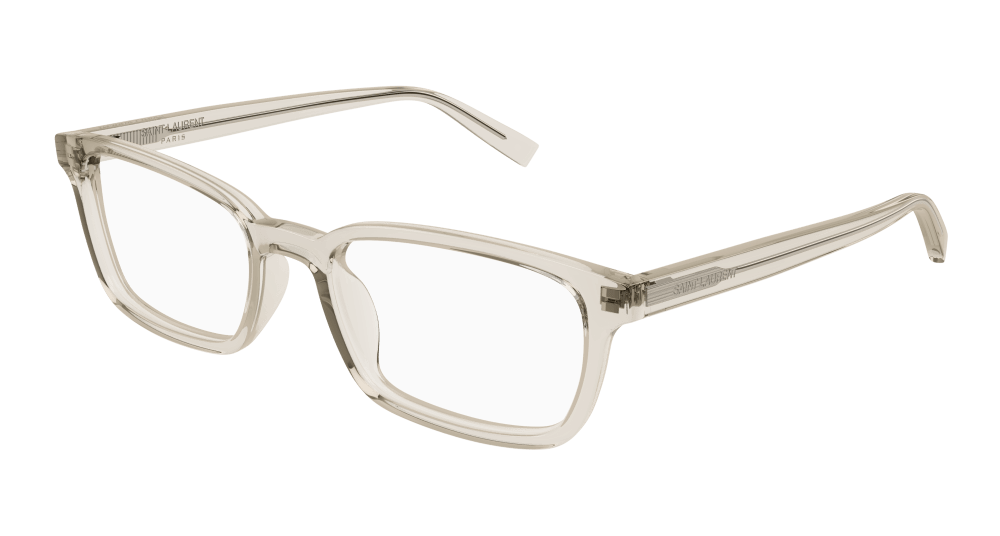 Saint Laurent SL 671-004 RECTANGULAR / SQUARED Optical Frame - Beige