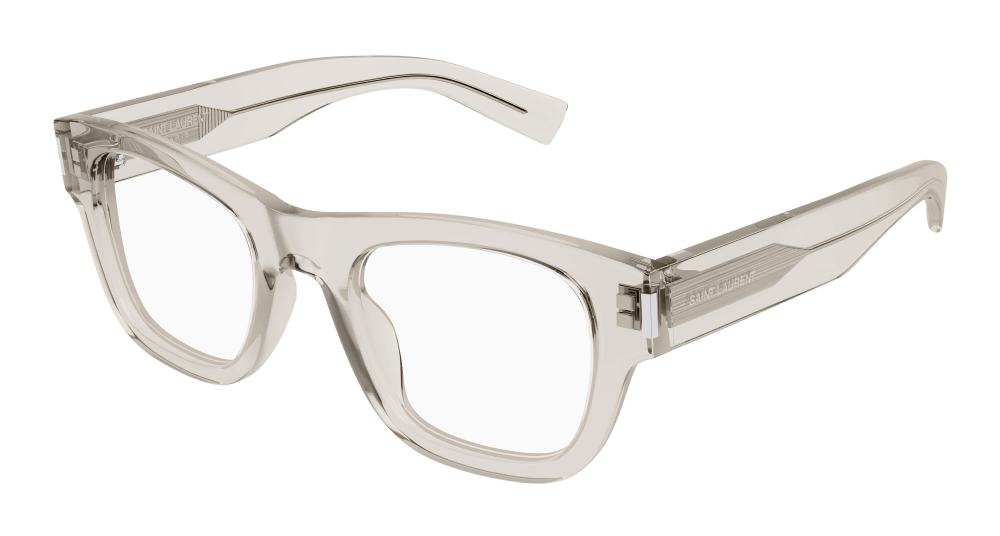 Saint Laurent SL 698-004 RECTANGULAR / SQUARED Optical Frame - Beige