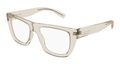 Saint Laurent SL 714-003 RECTANGULAR / SQUARED Optical Frame - Beige