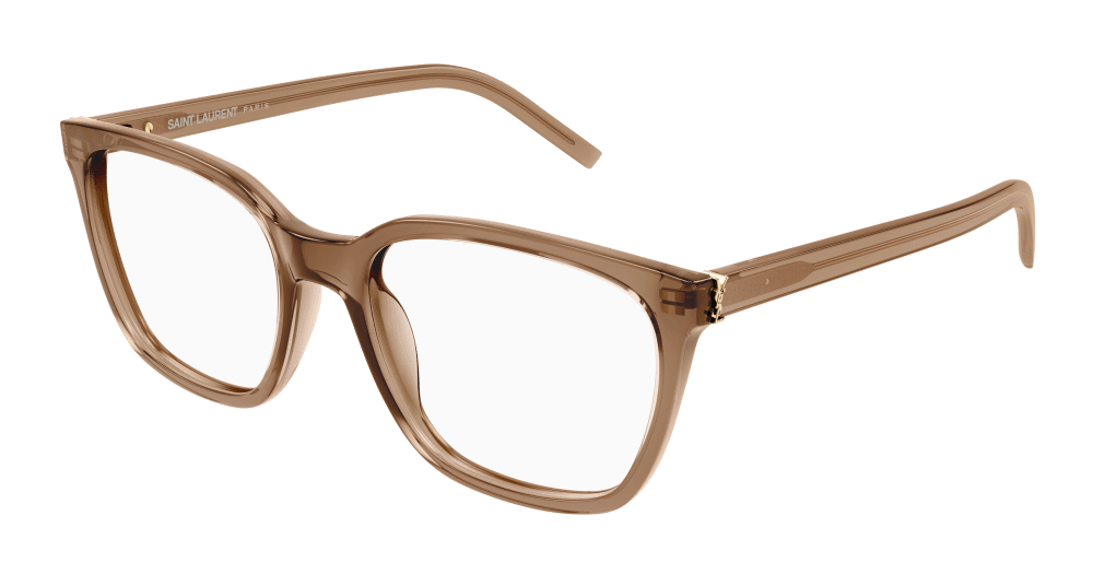 Saint Laurent SL M129-006 Unisex RECTANGULAR / SQUARED Optical Frame - Brown