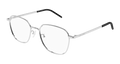 Saint Laurent SL 646/F-002 Womens ROUND/OVAL/PANTHOS Optical Frames - Silver