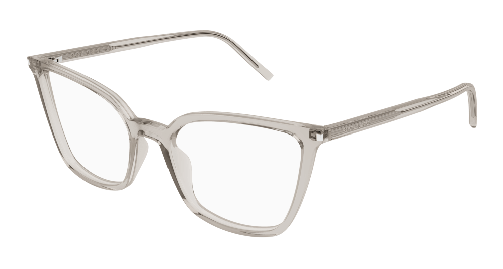 Saint Laurent SL 669-001 Womens CAT EYE Optical Frame - Beige
