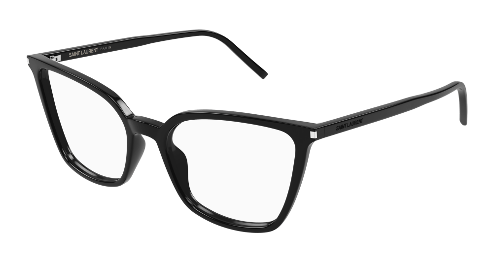Saint Laurent SL 669-002 Womens CAT EYE Optical Frame - Black