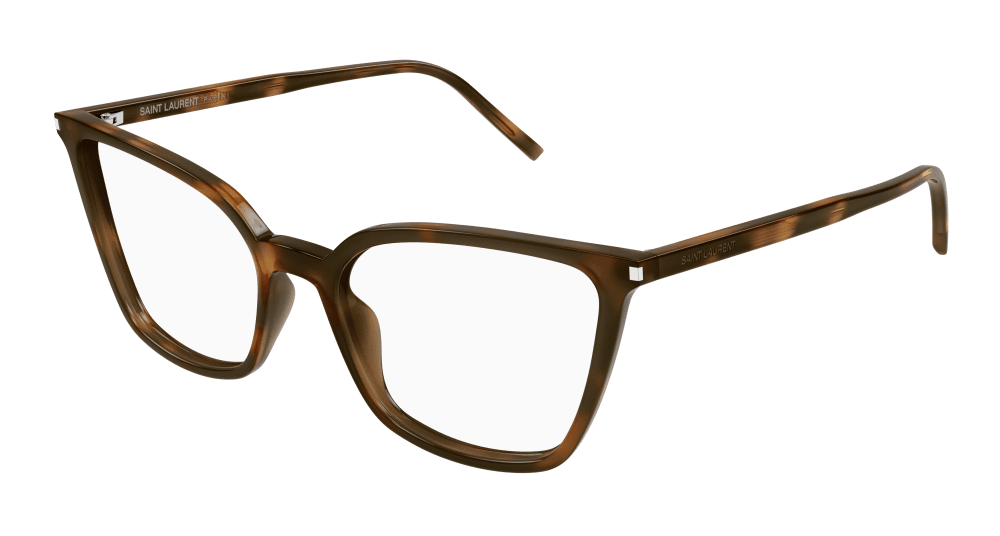 Saint Laurent SL 669-003 Womens CAT EYE Optical Frame - Havana