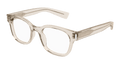 Saint Laurent SL 722-004 Womens RECTANGULAR / SQUARED Optical Frame - Beige
