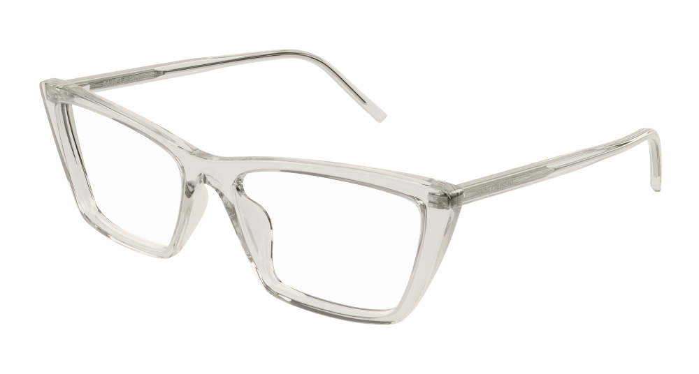 Saint Laurent SL 737 MICA THIN OPT-004 Womens RECTANGULAR / SQUARED Optical Frame - Beige