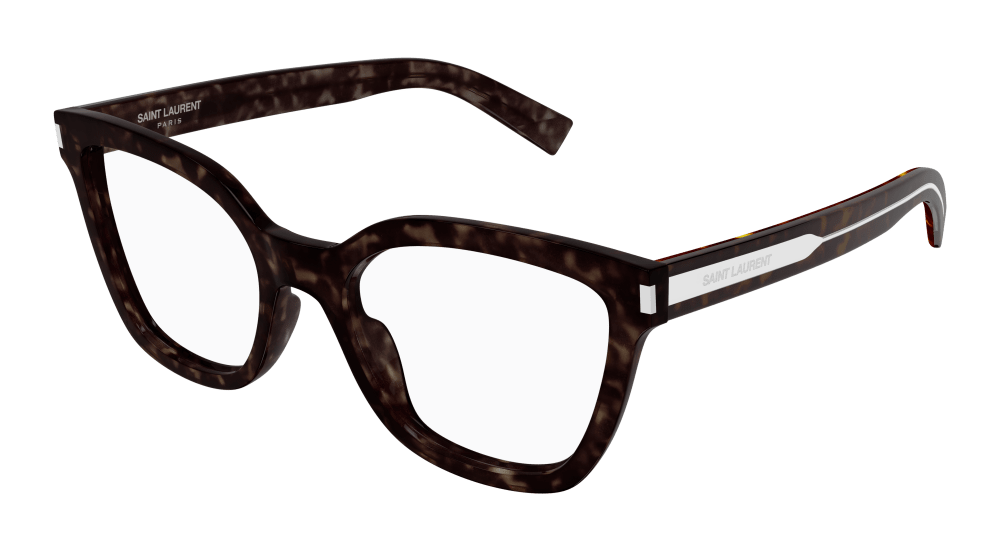 Saint Laurent SL 748-002 Womens CAT EYE Optical Frame - Havana