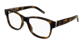 Saint Laurent SL M132-006 Womens ROUND/OVAL/PANTHOS Optical Frames - Havana