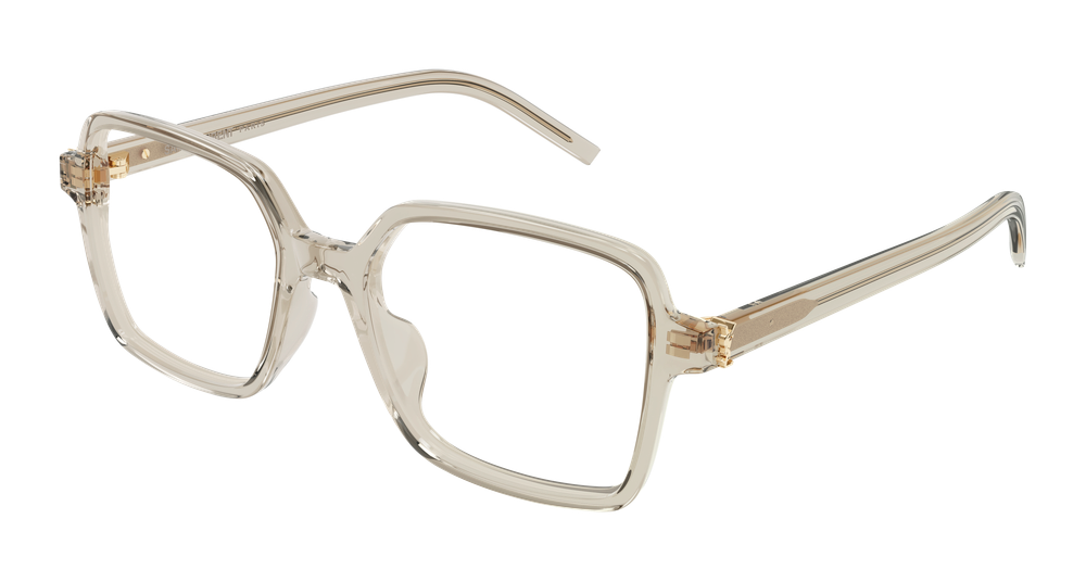 Saint Laurent SL M139-005 Womens RECTANGULAR / SQUARED Optical Frame - Beige