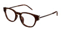 Saint Laurent SL M48O_D/FN-003 Womens RECTANGULAR / SQUARED Optical Frame - Havana
