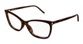 Saint Laurent SL 834-002 Womens CAT EYE Optical Frame - Havana