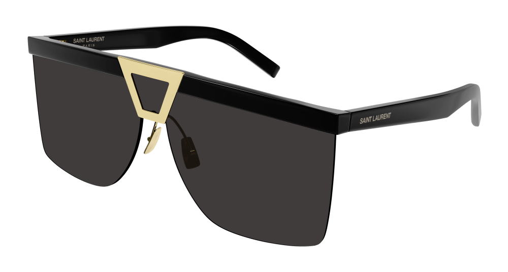 Saint Laurent SL 537 PALACE-001 Mens RECTANGULAR / SQUARED SUNGLASSES - Black