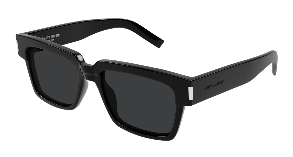 Saint Laurent SL 732 VADIM-001 Mens RECTANGULAR / SQUARED Sunglasses - Black