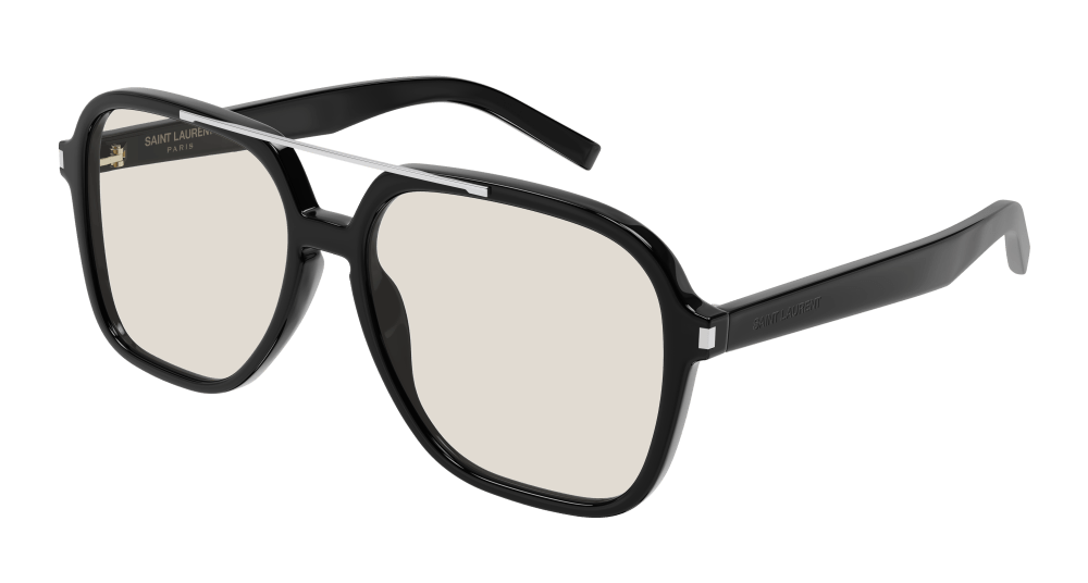 Saint Laurent SL 545-001 Womens RECTANGULAR / SQUARED Sunglasses - Black