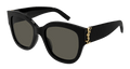 Saint Laurent SL M95/F-001 Womens CAT EYE Sunglasses - Black
