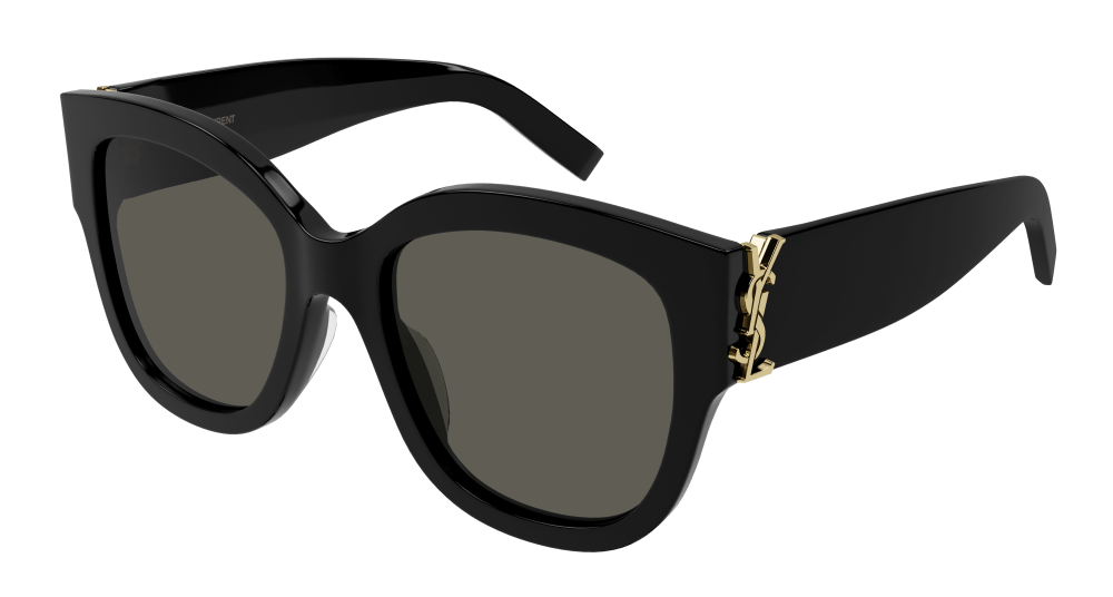 Saint Laurent SL M95/F-001 Womens CAT EYE Sunglasses - Black