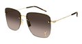 Saint Laurent SL 312 M-008 Womens RECTANGULAR / SQUARED Sunglasses - Gold
