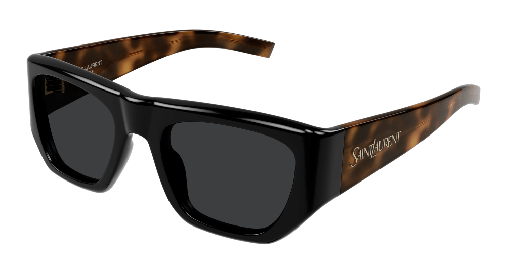 Saint Laurent SL 740-004 Womens RECTANGULAR / SQUARED Sunglasses - Black