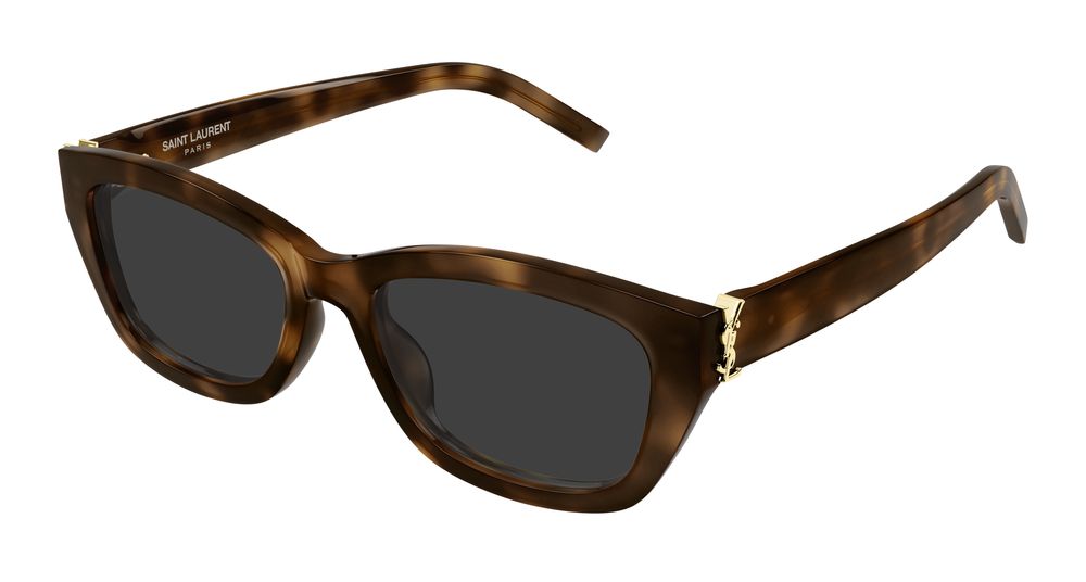 Saint Laurent SL M153-003 Womens RECTANGULAR / SQUARED Sunglasses - Havana