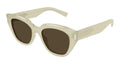 Saint Laurent SL 827-004 Womens CAT EYE Sunglasses - Ivory
