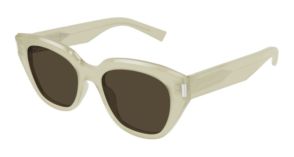 Saint Laurent SL 827-004 Womens CAT EYE Sunglasses - Ivory