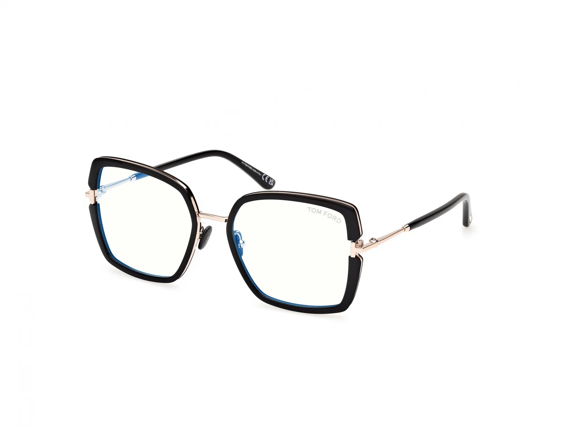 Tom Ford 23406 Womens Square Optical Frames - Black