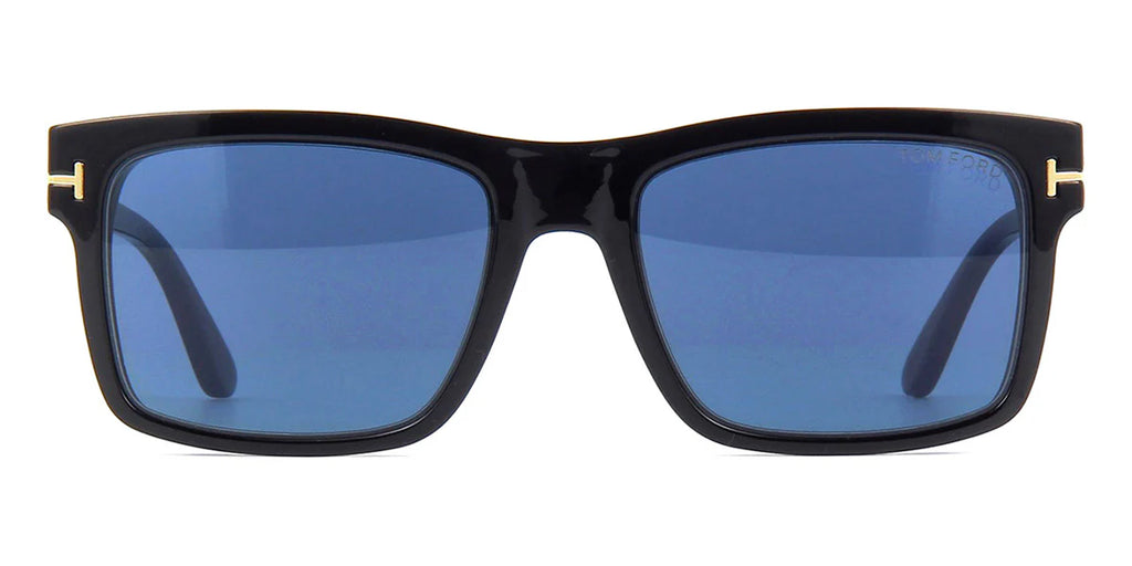 Tom Ford TF5682B 001 Unisex Rectangle Clip-on - Black