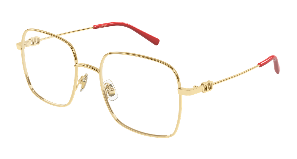 Valentino Garavani VG0030O-003 Womens RECTANGULAR / SQUARED Optical Frame - Gold