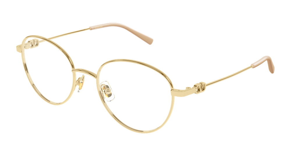 Valentino Garavani VG0031O-001 Womens ROUND/OVAL/PANTHOS Optical Frame - Gold