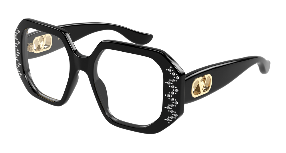 Valentino Garavani VG0003O-004 Womens GEOMETRICAL/DIRECTIONAL Optical Frame - Black