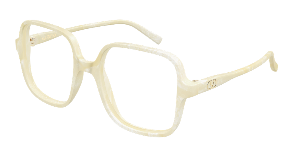 Valentino Garavani VG0021O-003 Womens ROUND/OVAL/PANTHOS Optical Frame - Ivory