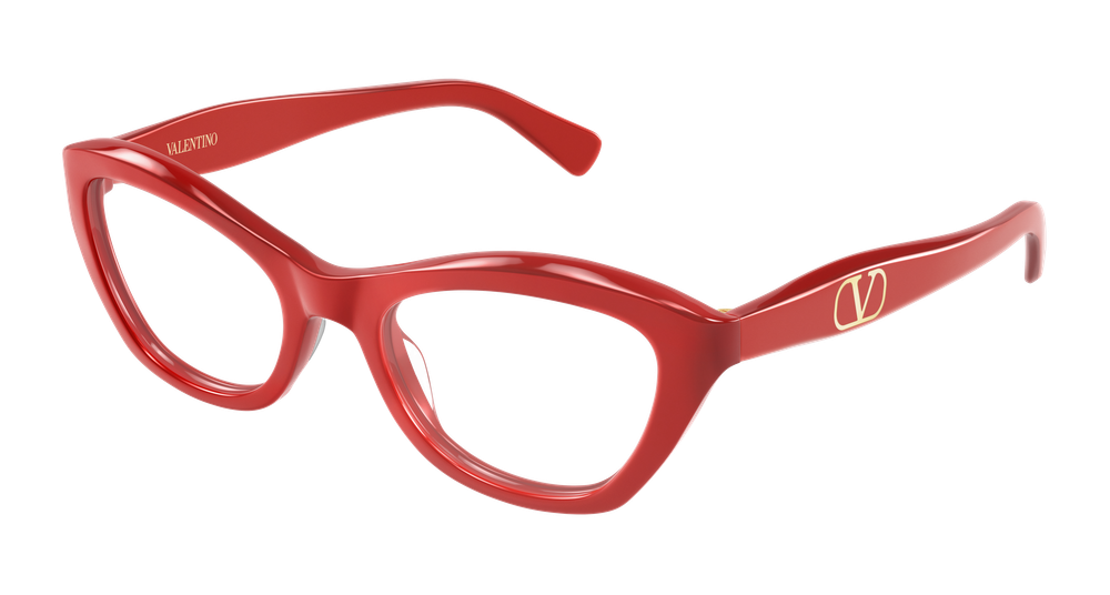 Valentino Garavani VG0012O-003 Womens CAT EYE Optical Frame - Red