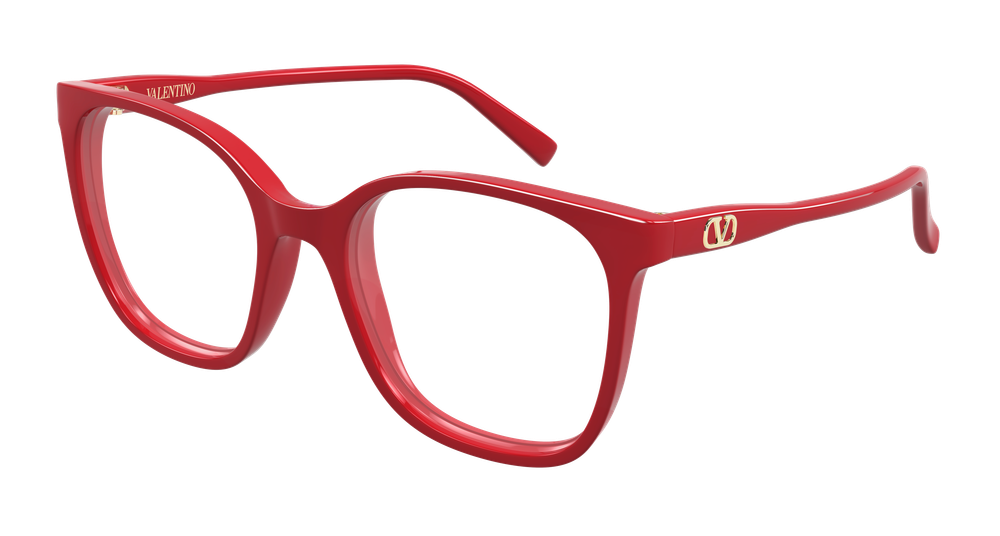 Valentino Garavani VG0019O-003 Womens RECTANGULAR / SQUARED Optical Frame - Red