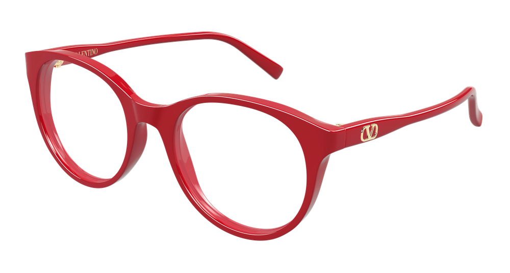 Valentino Garavani VG0020O-003 Womens ROUND/OVAL/PANTHOS Optical Frame - Red